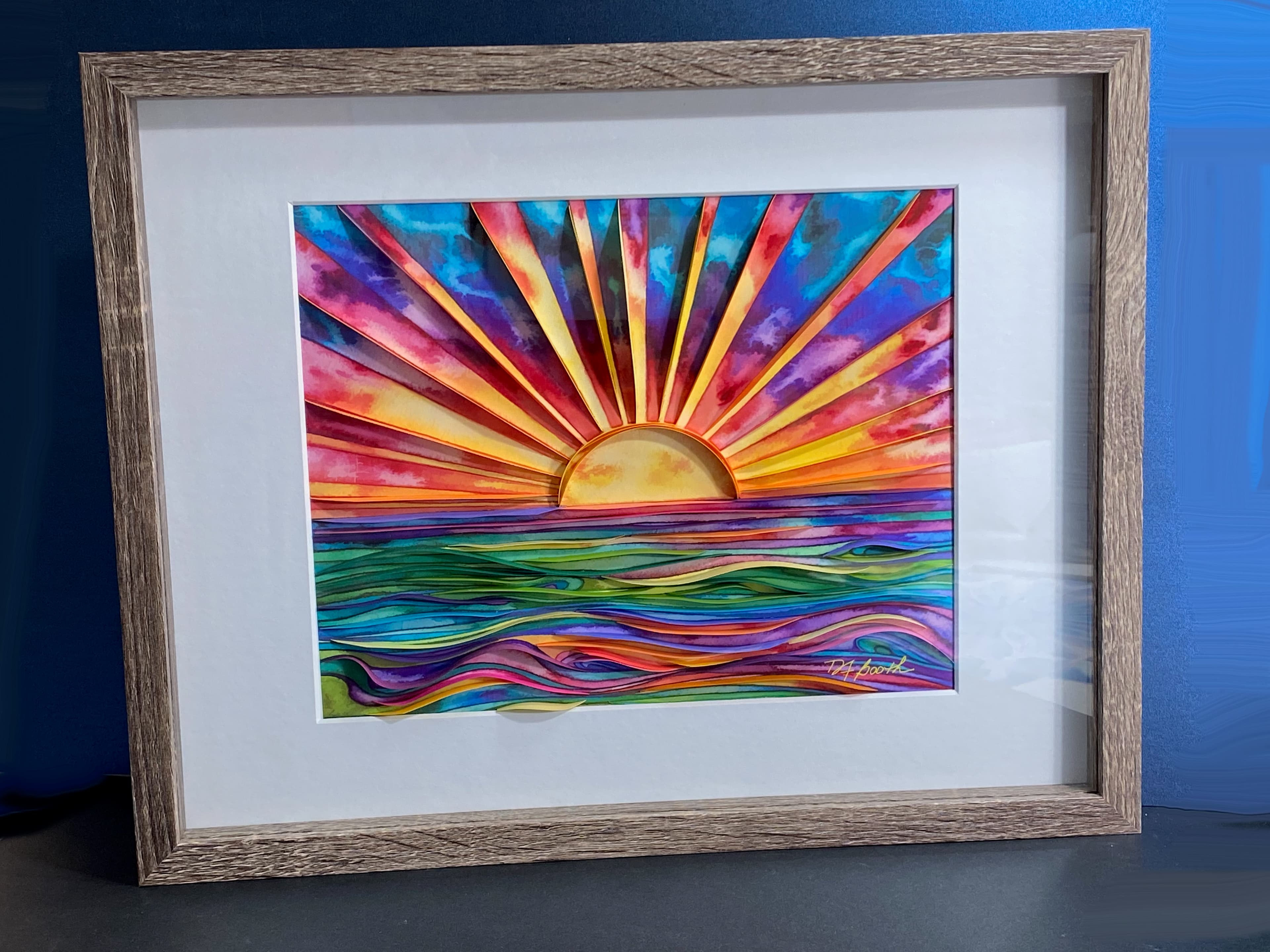 Commissioned Sunrise At Sea