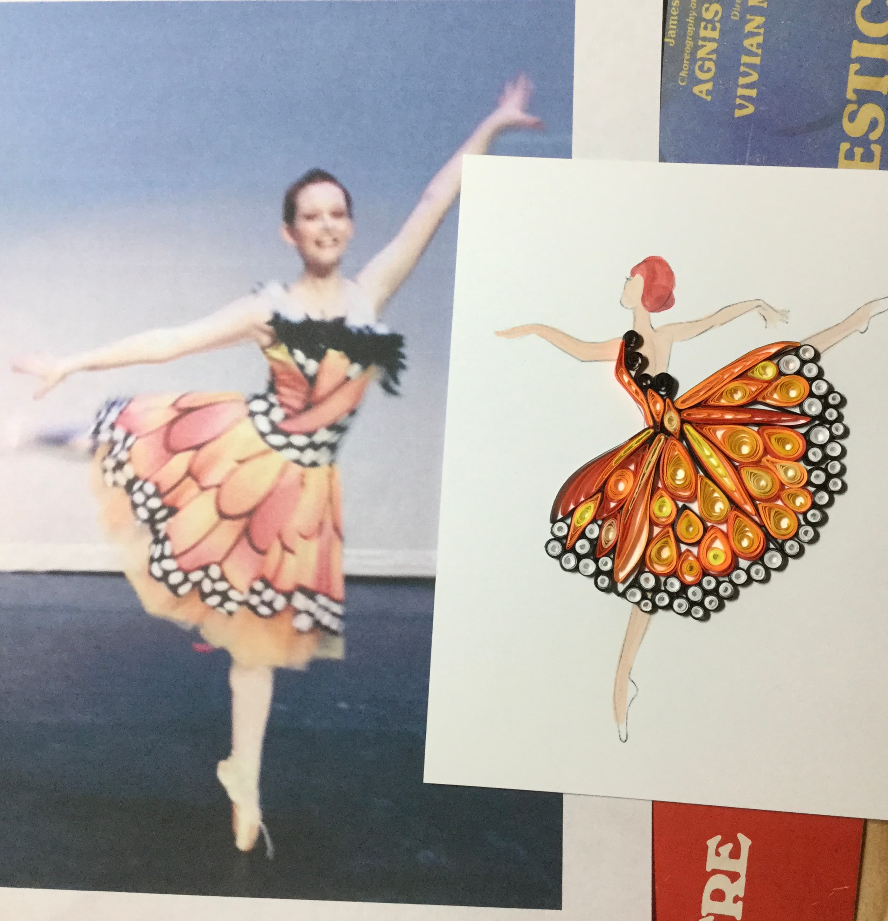 Before And After Recital Butterfly