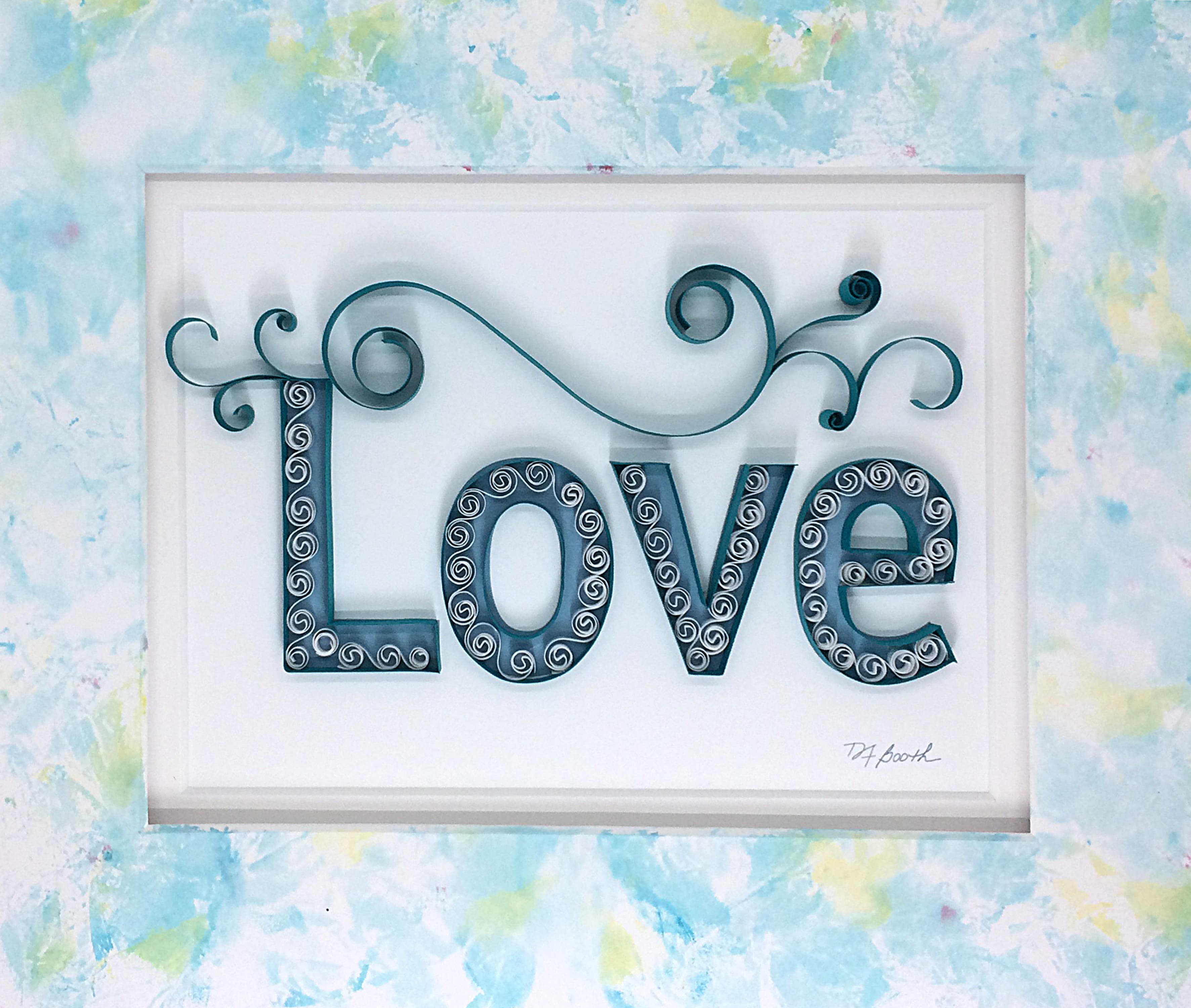 Love W Decorated Outer Mat